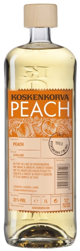 Koskenkorva Peach 1.0L