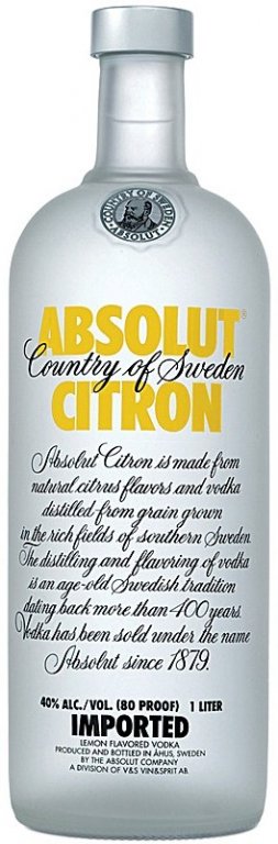 Absolut Citron 1.0L